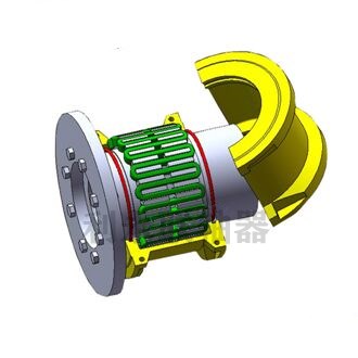 JSP型帶制動盤型蛇形彈簧聯(lián)軸器