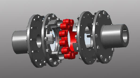 LMS(原MLS)型雙法蘭型梅花形彈性聯(lián)軸器(GB5272-2002替代GB5272-85)